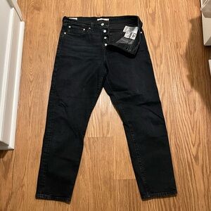 Levi's Wedgie fit Black Denim Jeans